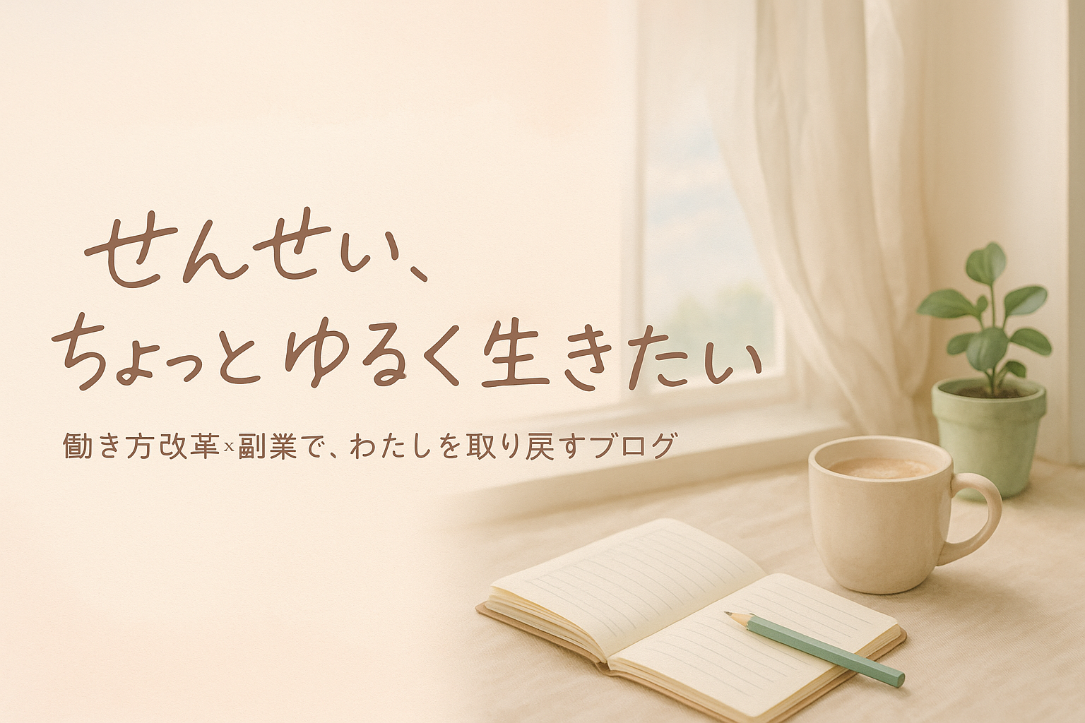 せんせい、ちょっとゆるく生きたい。